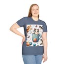 Purr-fect Comfort for Cat Lovers: Unisex Soft-Style T-Shirt