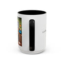 “Coffee: Because Adulting is Hard"  Accent Coffee Mug (11, 15oz)