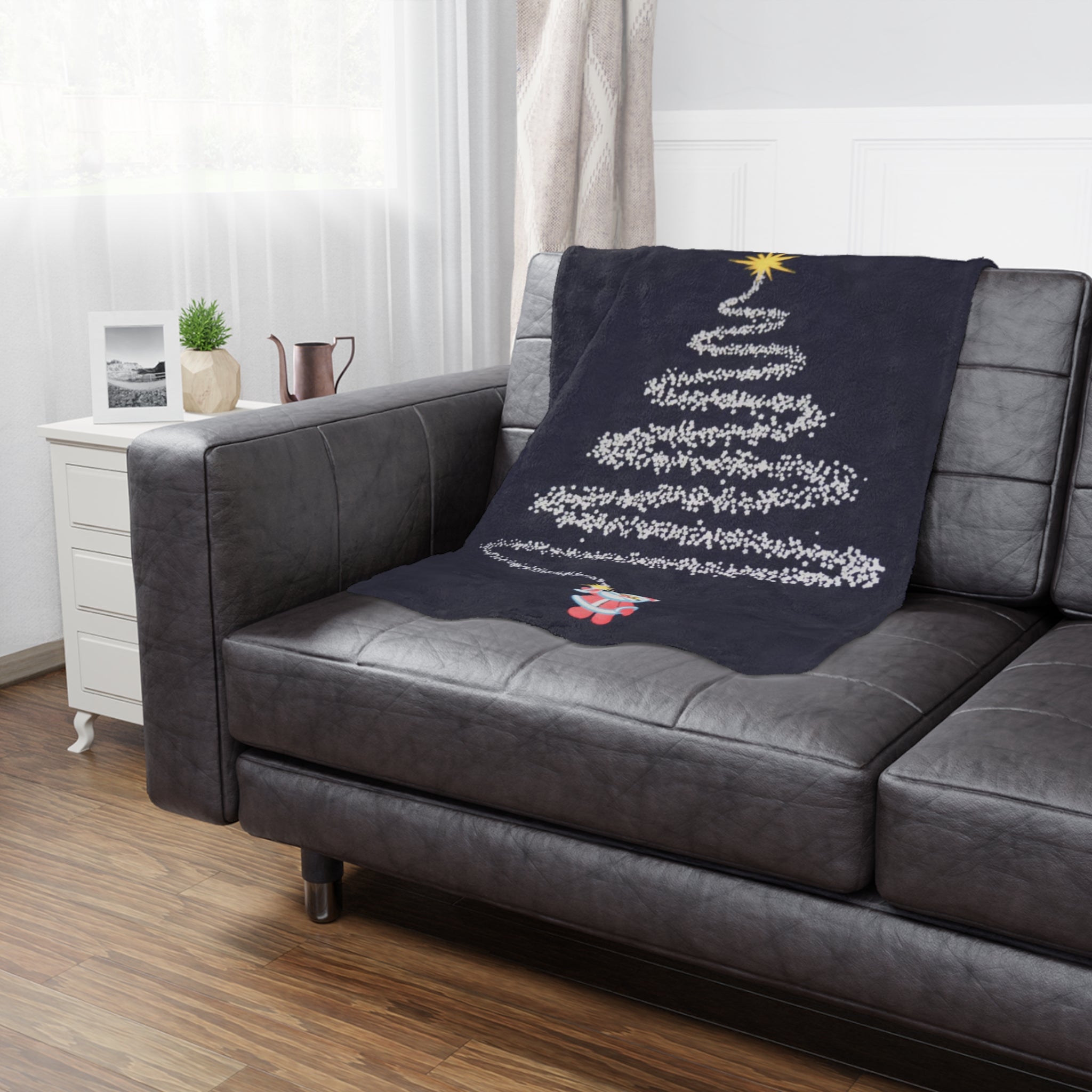 Christmas Tree Microfiber Blanket