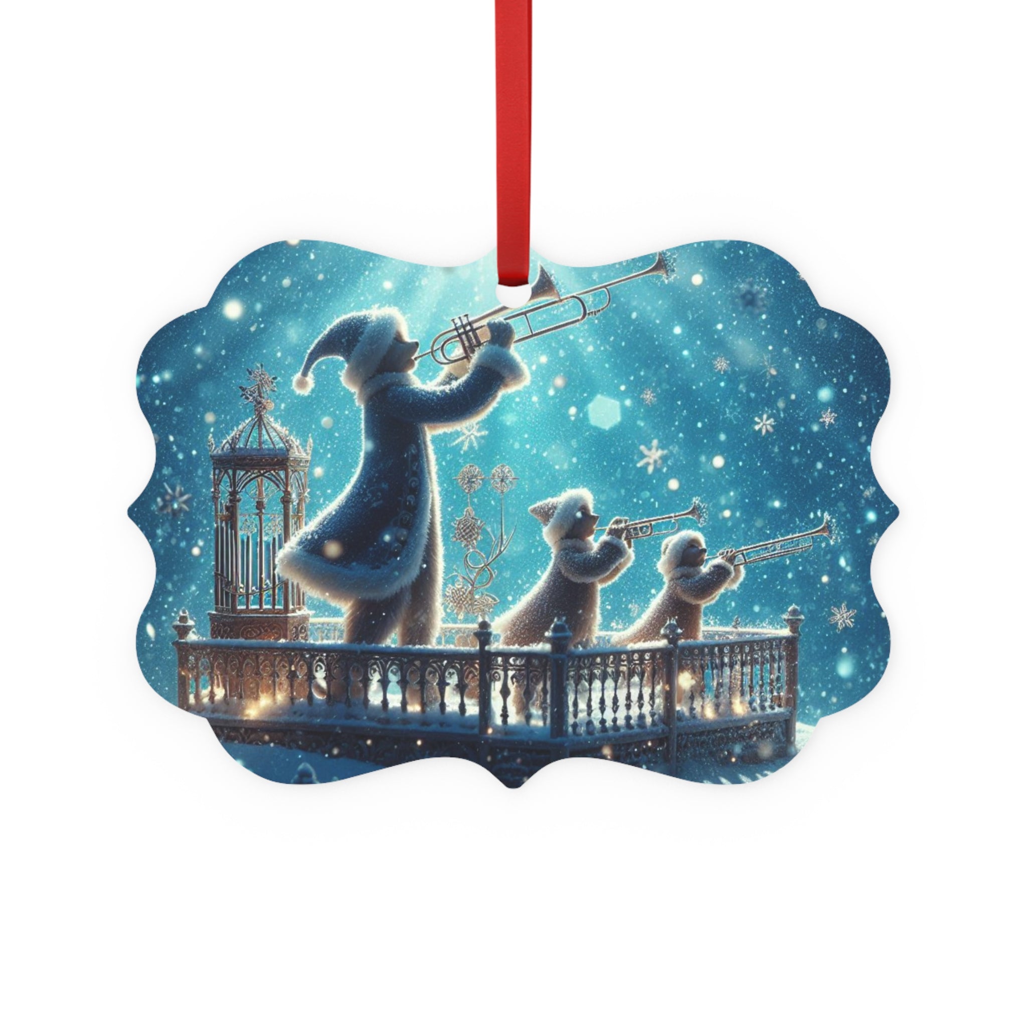 Metal Plaque Ornament