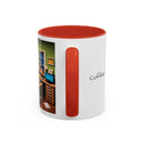 “Coffee: Because Adulting is Hard"  Accent Coffee Mug (11, 15oz)