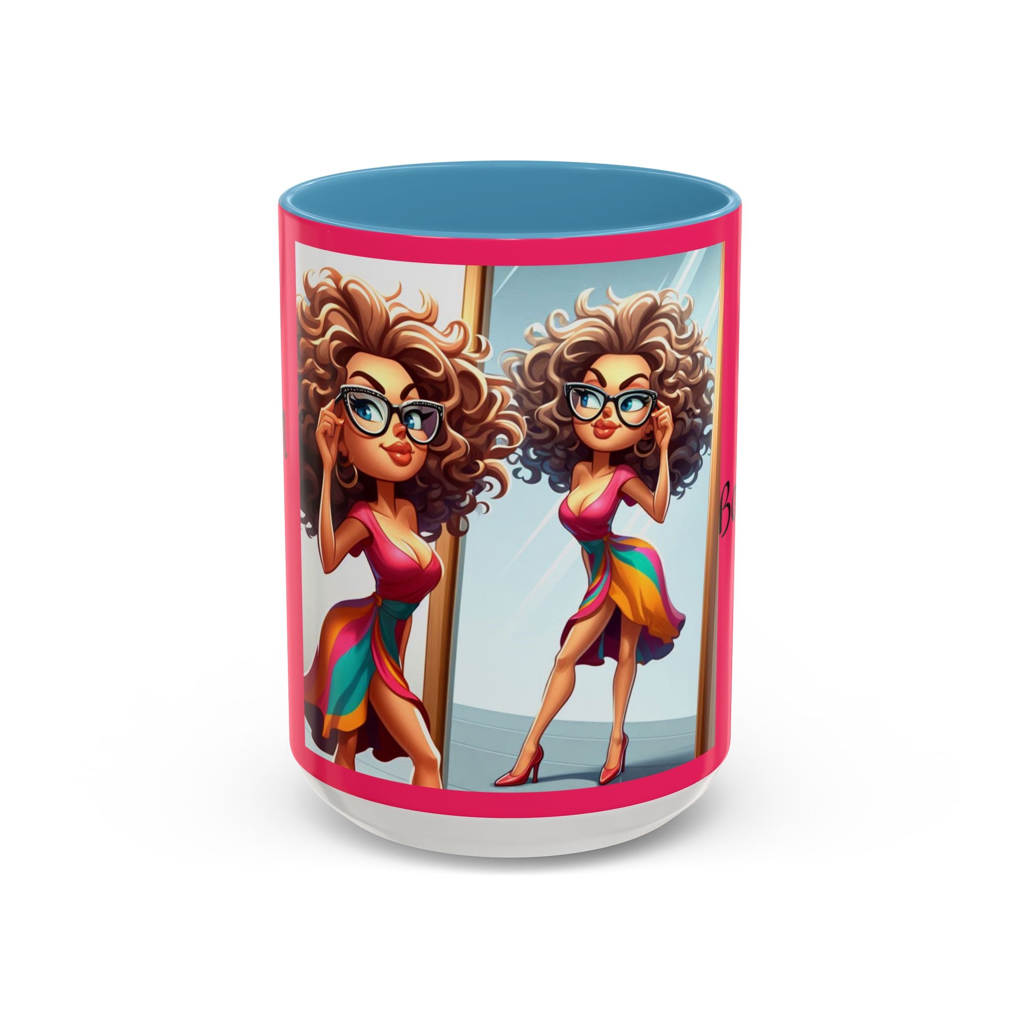 "I Am Beautiful" Accent Coffee Mug (11, 15oz)