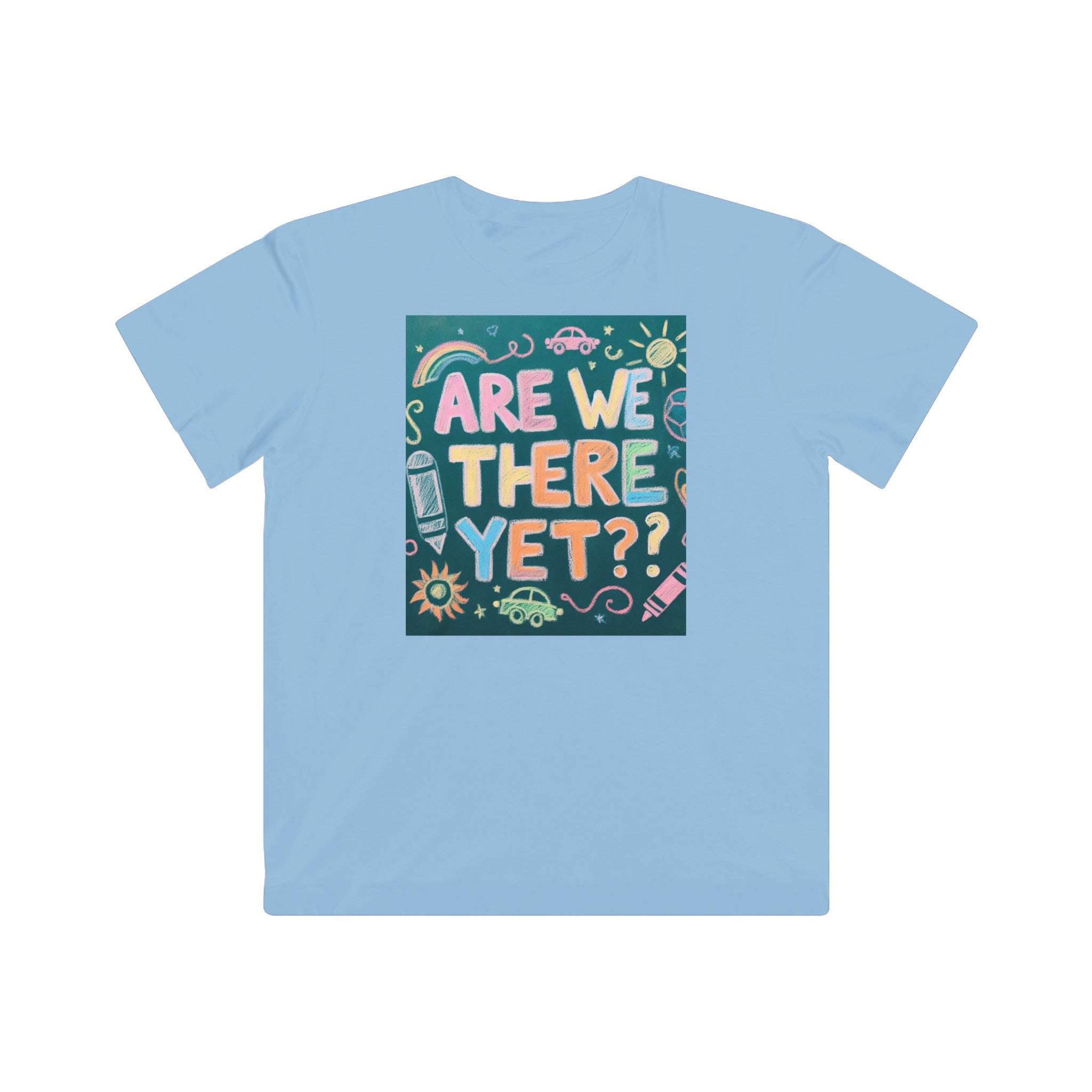 “Are We There Yet?” Kids Fine Jersey Tee