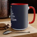 Fireworks Christmas Tree Accent Mugs