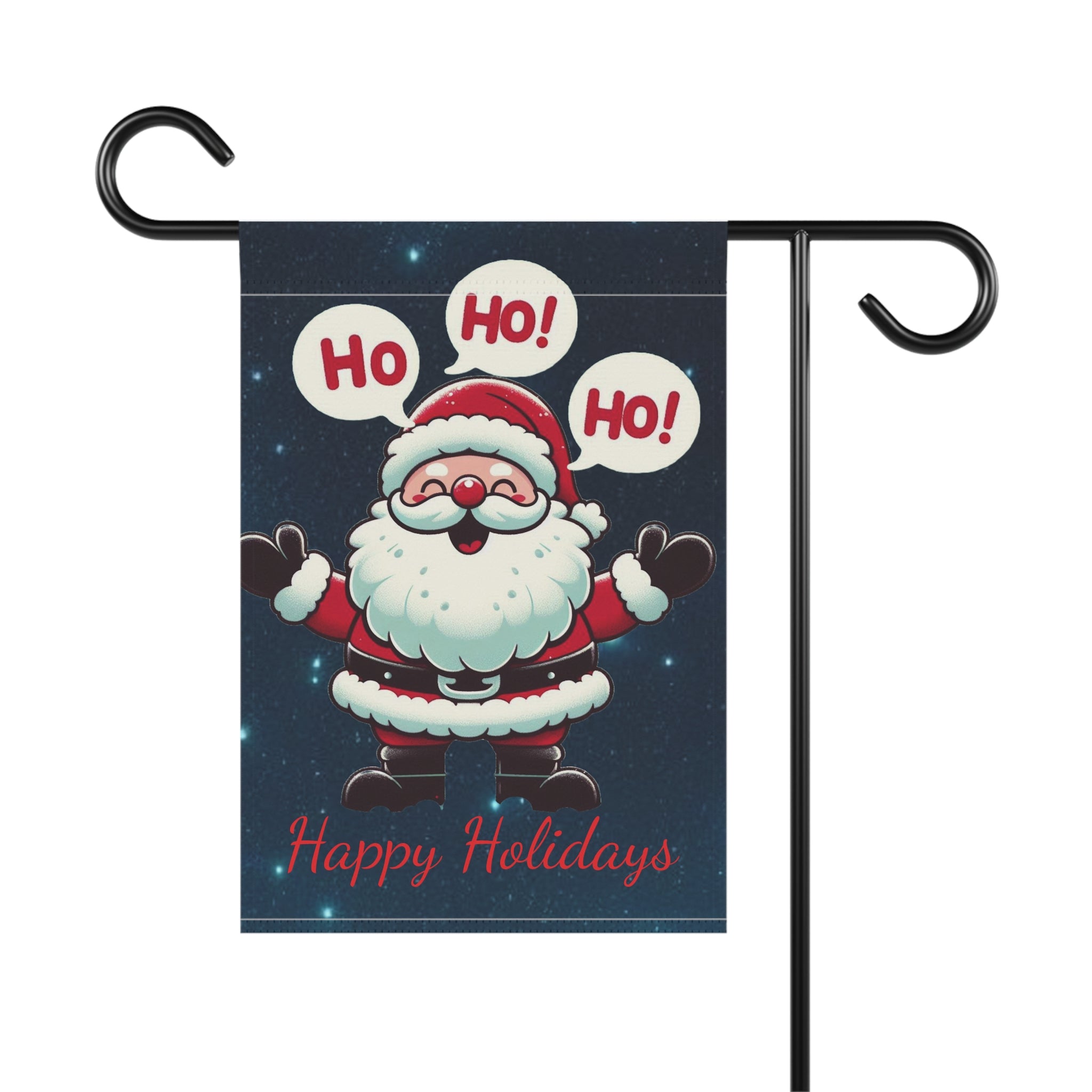 Santa Garden & House Banner