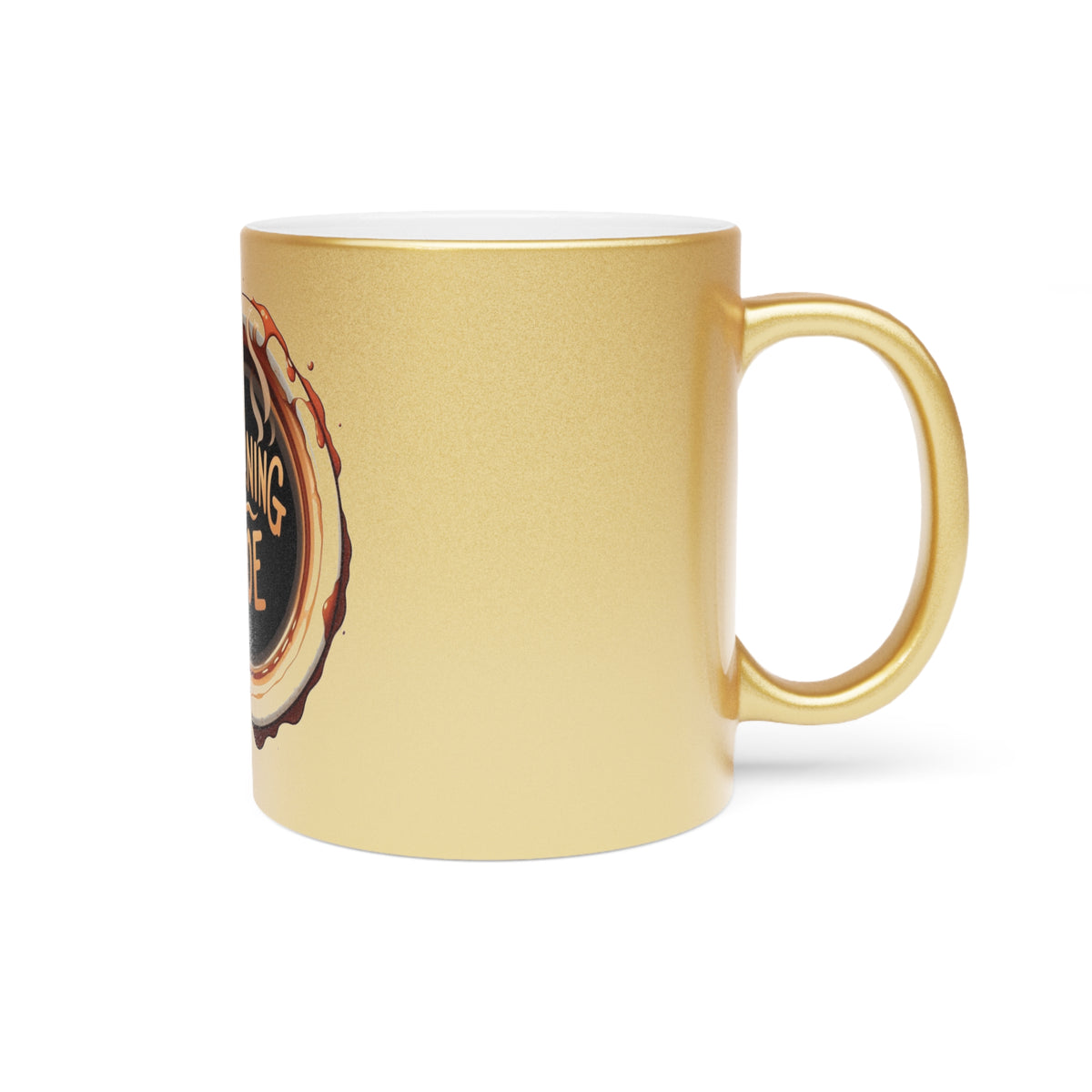 Morning Joe Collection: Metallic Mug (Silver\Gold)