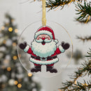 Acrylic Santa Ornaments