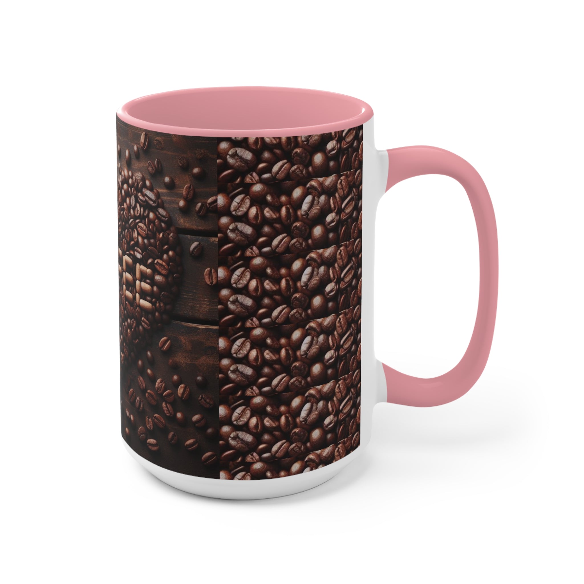Coffee Bean Heart Accent Mugs