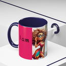 "I Am Beautiful" Accent Coffee Mug (11, 15oz)