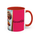 "I Am Beautiful" Accent Coffee Mug (11, 15oz)