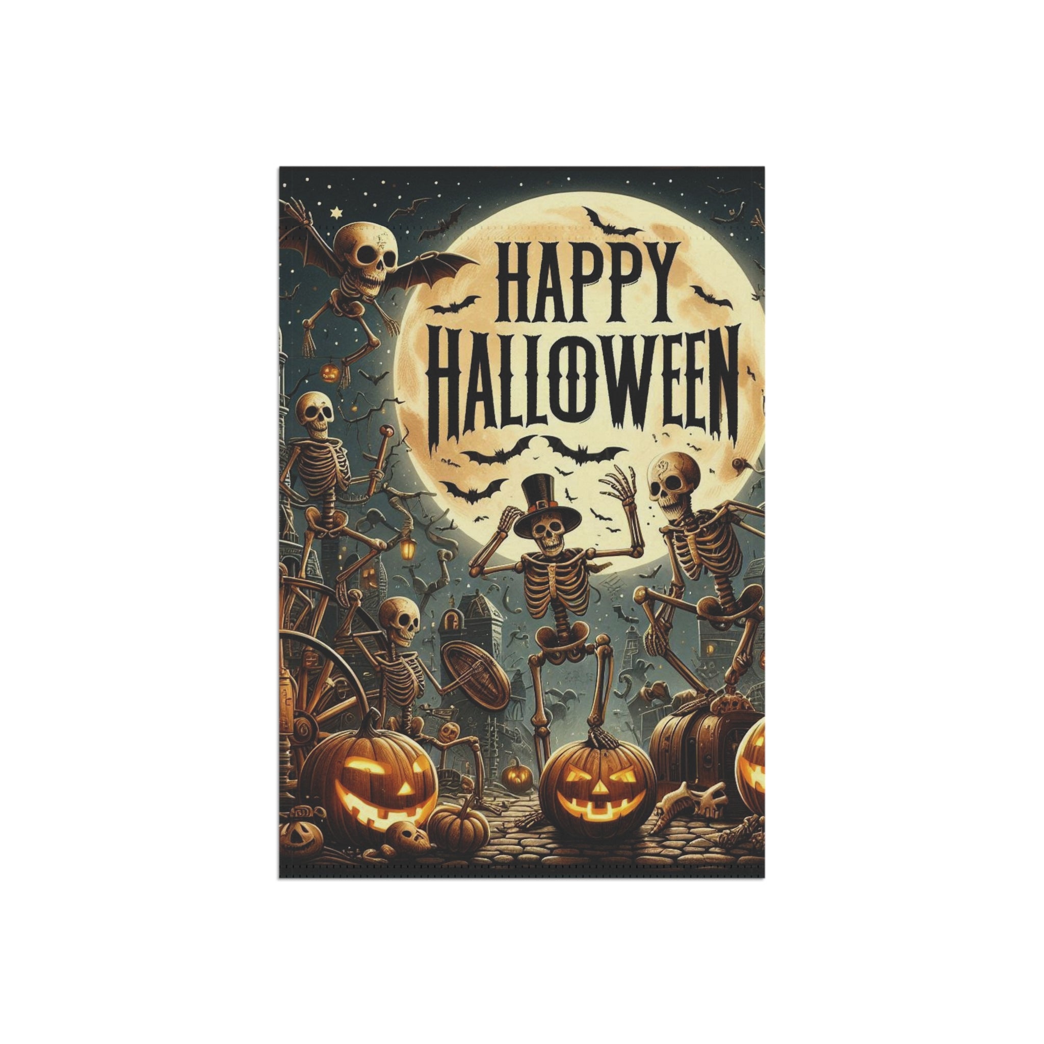 Spooky Halloween Garden & House Banner