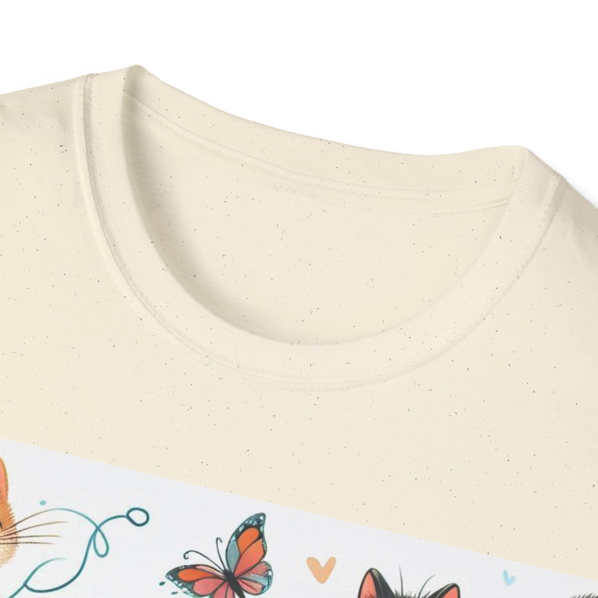 Purr-fect Comfort for Cat Lovers: Unisex Soft-Style T-Shirt