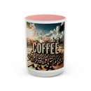 Coffee Beans Accent Coffee Mug (11, 15oz)