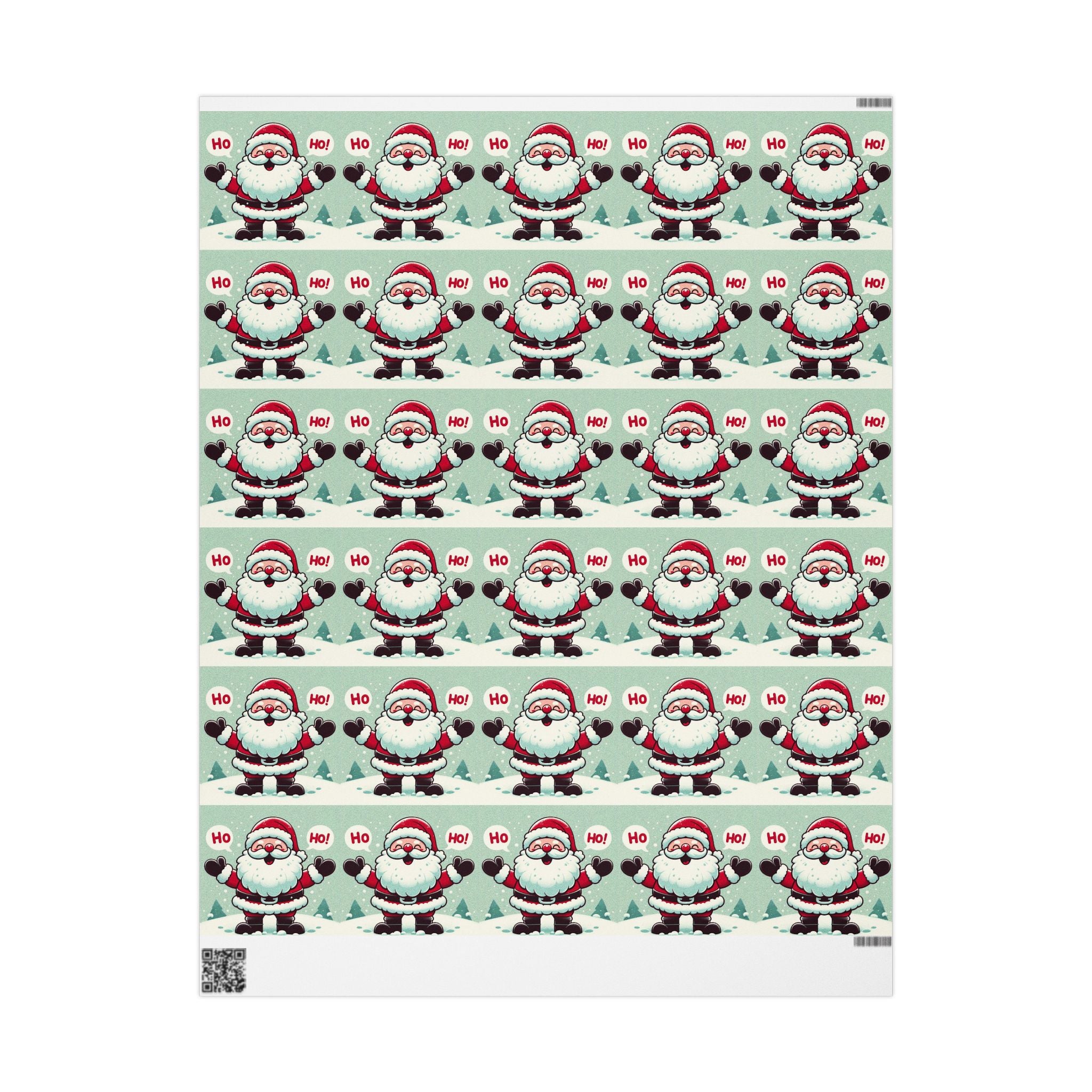 Santa Ho, Ho Print Wrapping Paper