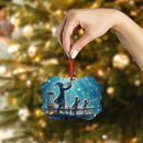 Metal Plaque Ornament