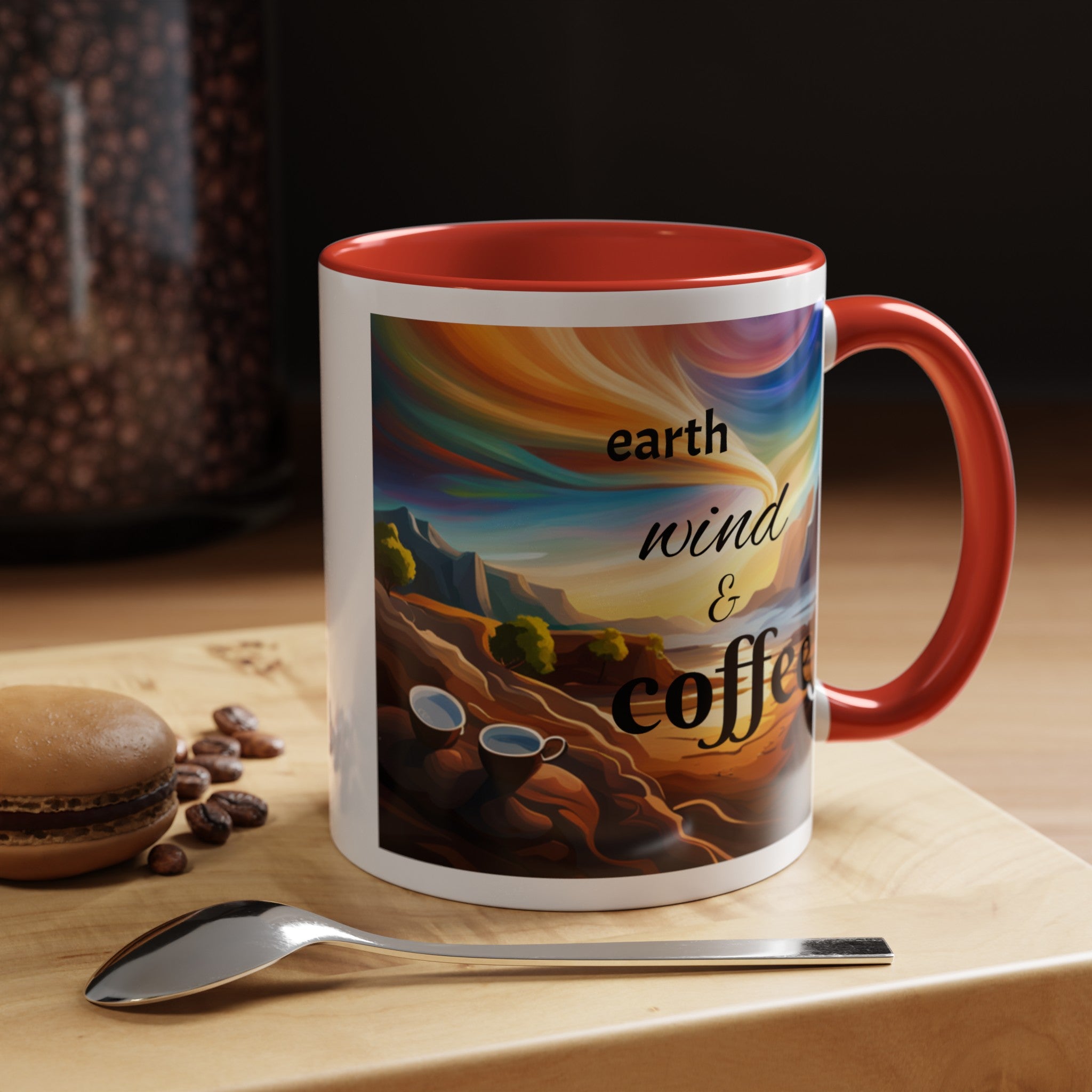 "Earth, Wind, and Fire" Accent Coffee Mug (11, 15oz)