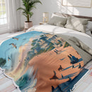 Beachfront Fleece Blanket
