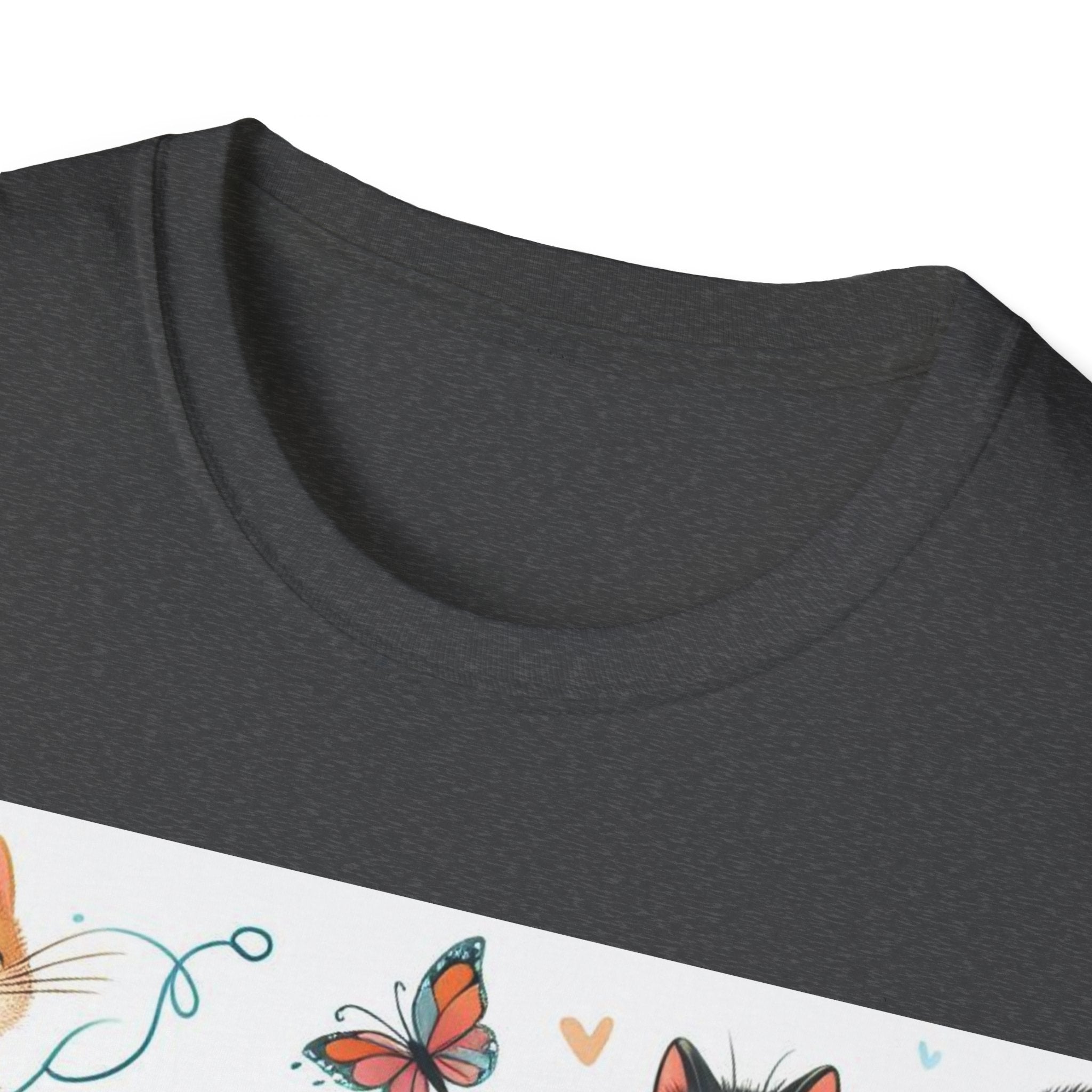 Purr-fect Comfort for Cat Lovers: Unisex Soft-Style T-Shirt