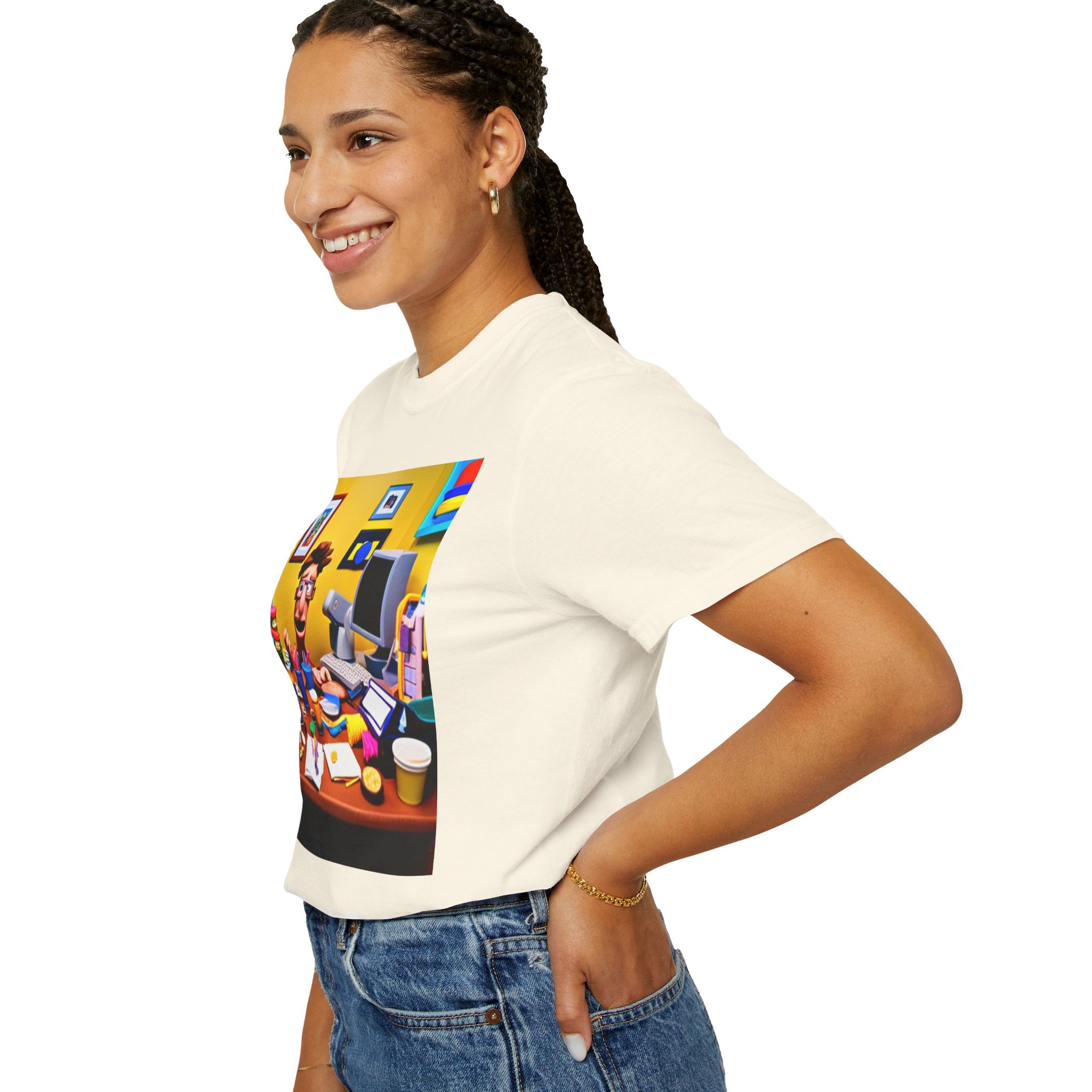Unisex "Coffee: Because Adulting is Too Hard" Garment-Dyed T-shirt