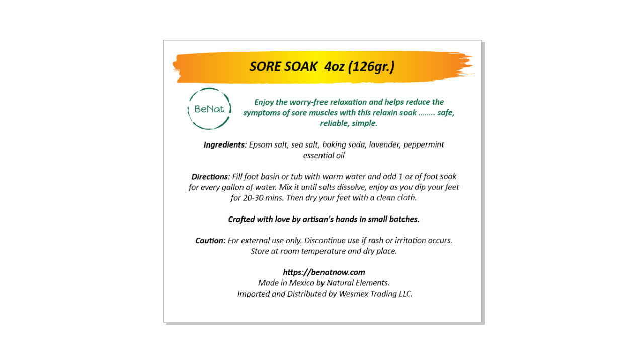 All‑Natural Detox Foot Soak – Handcrafted Bath Salts for Relaxation & Odor Relief