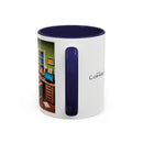 “Coffee: Because Adulting is Hard"  Accent Coffee Mug (11, 15oz)
