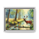Michelangelo-Style Nature Matte Canvas, Framed (Multi-color)