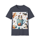 Purr-fect Comfort for Cat Lovers: Unisex Soft-Style T-Shirt