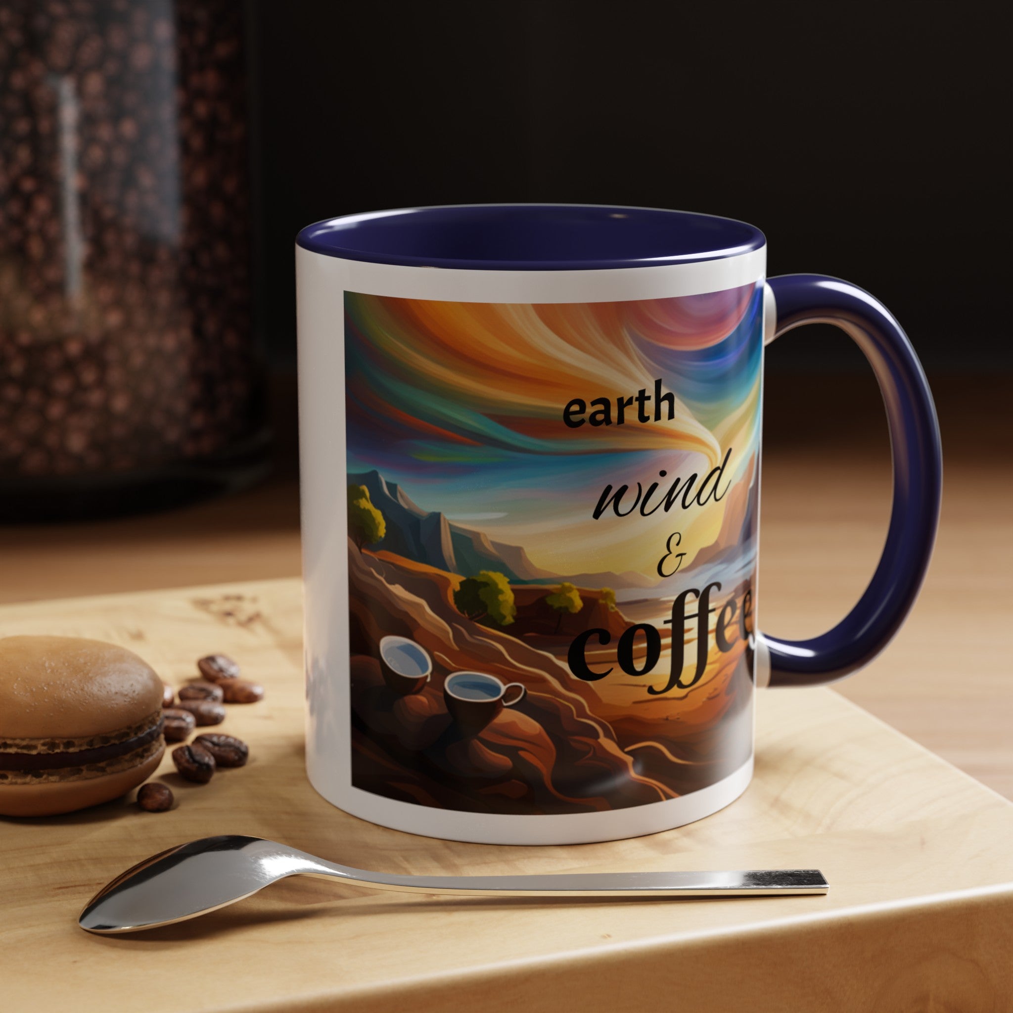 "Earth, Wind, and Fire" Accent Coffee Mug (11, 15oz)