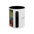 “Coffee: Because Adulting is Hard"  Accent Coffee Mug (11, 15oz)