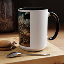 Coffee Beans Accent Coffee Mug (11, 15oz)