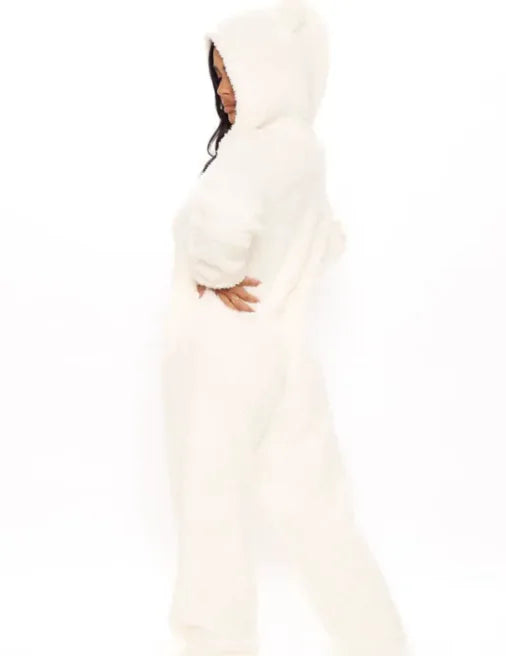 Plush One-Piece Pajamas