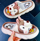 Cartoon Bear Kids Slippers
