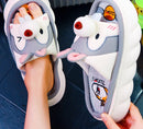Cartoon Bear Kids Slippers