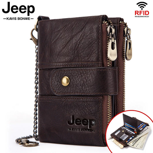 Genuine Leather RFID Wallet