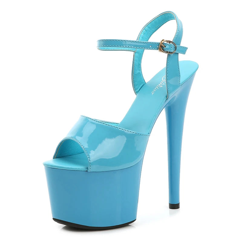Modern Platform High Heels – 6.7" Stiletto Sandals for Pole Dance, Parties & Summer Fashion (US 4–10.5)