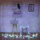 LED Meteor Shower Rain Waterfall Curtain Lights