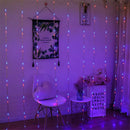 LED Meteor Shower Rain Waterfall Curtain Lights