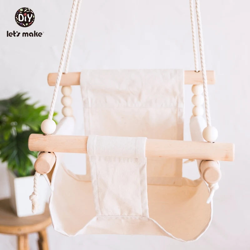 Canvas Hanging Baby Swing