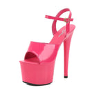 Women’s Modern Platform High Heels – 17cm Thin Heel Pole Dance Sandals, Sexy Mixed‑Color Summer Party & Wedding Shoes (Size 35–43)