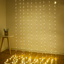 LED Meteor Shower Rain Waterfall Curtain Lights