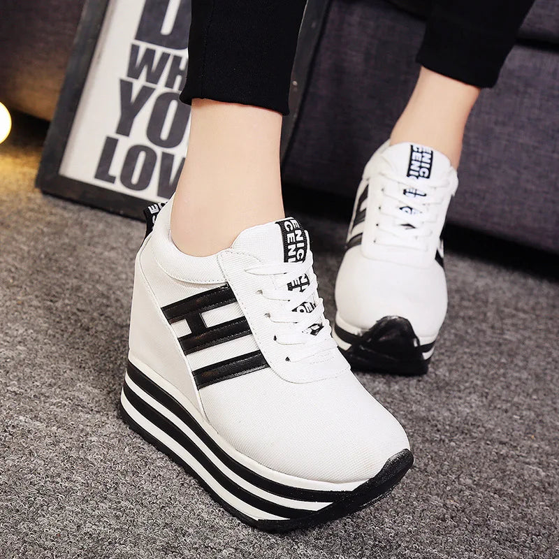 Spring’s Chic Hidden Wedge Sneakers