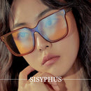 Women’s Premium Black Slimming Retro Sunglasses