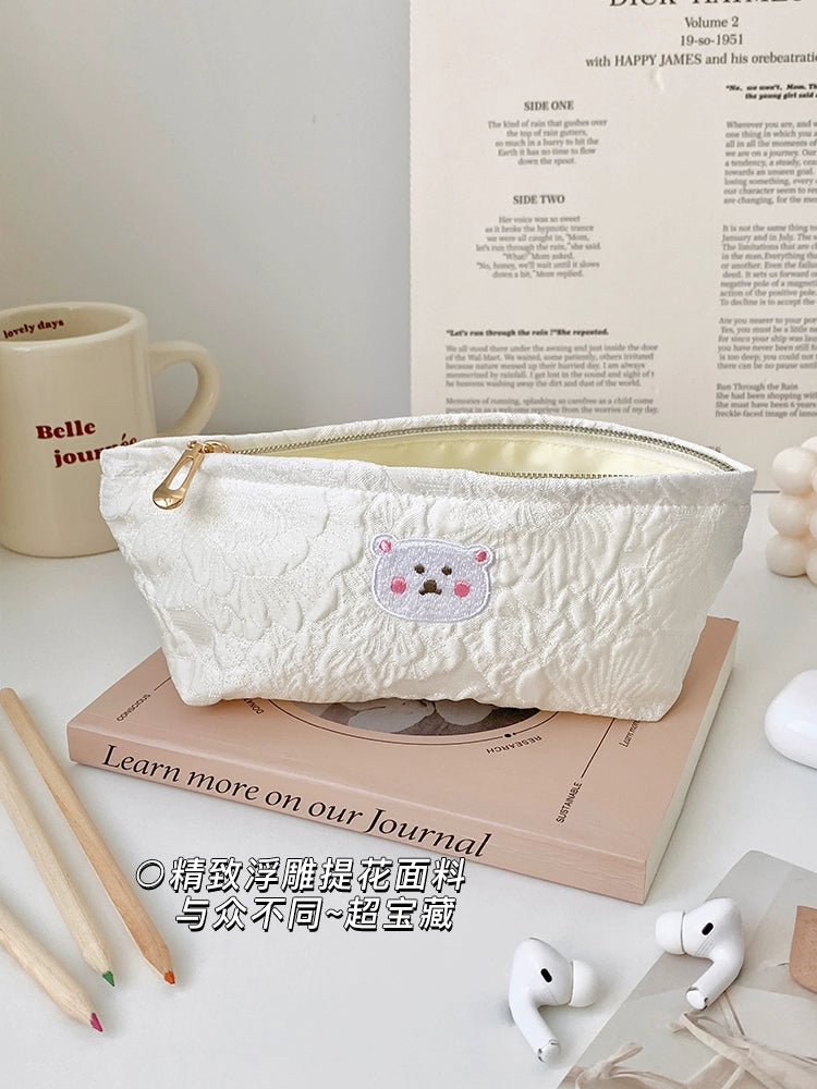 Little White Bear Pencil Case - OLM Store
