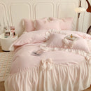 Bows Fairy Milk Powder Chiffon Sweetheart Sheets