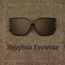 Women’s Premium Black Slimming Retro Sunglasses