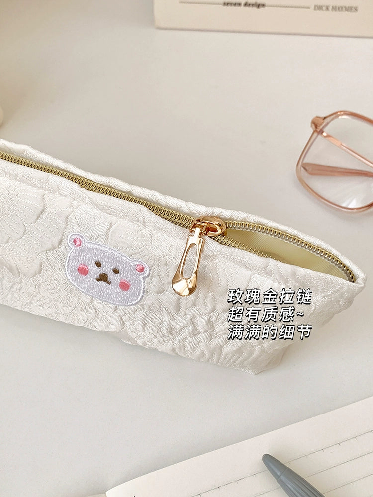 Little White Bear Pencil Case - OLM Store