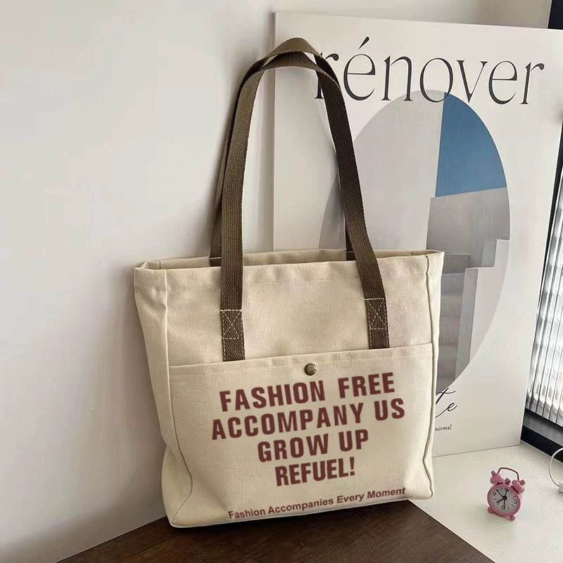 Artsy Student Book Canvas Bag - OLM Store