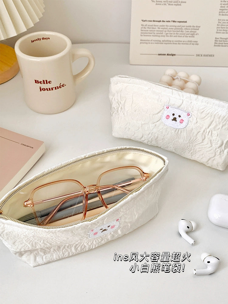 Little White Bear Pencil Case