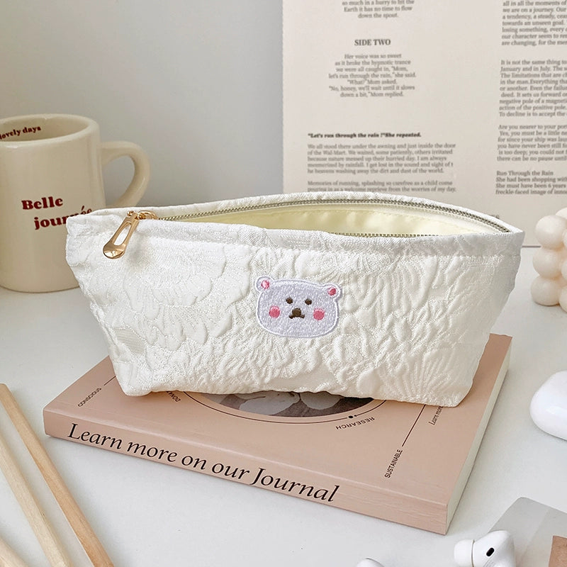 Little White Bear Pencil Case - OLM Store