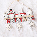 Santa Claus Wooden Hanging Ornament
